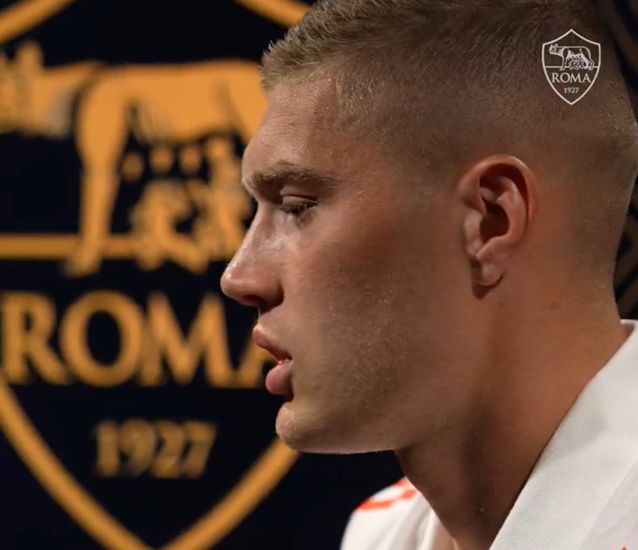 Artem Dovbyk se refirió al Girona. Captura/OfficialASRoma