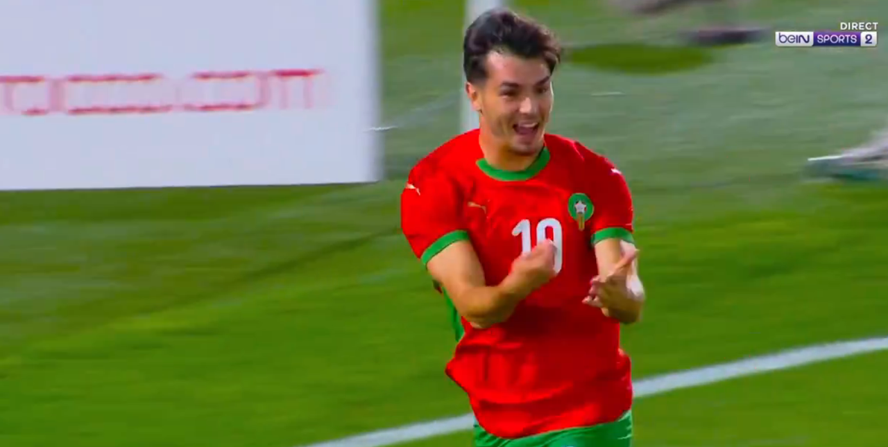 Brahim está 'on fire': primeiro hat-trick com Marrocos