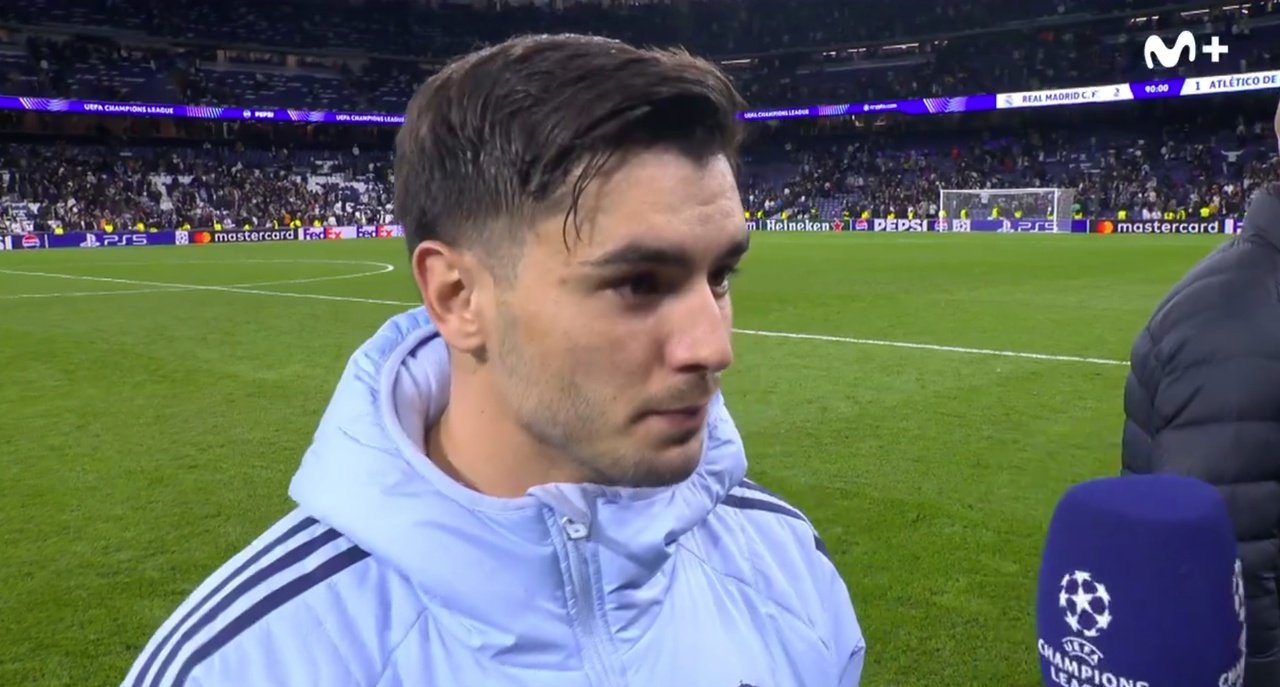 Brahim Diaz scored the winner in Real Madrid's win over Atletico. Screenshot/MovistarFutbol