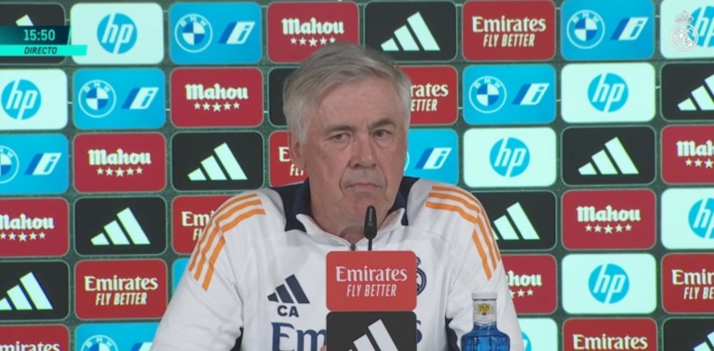 Ancelotti habló de su futuro. Captura/RMTV