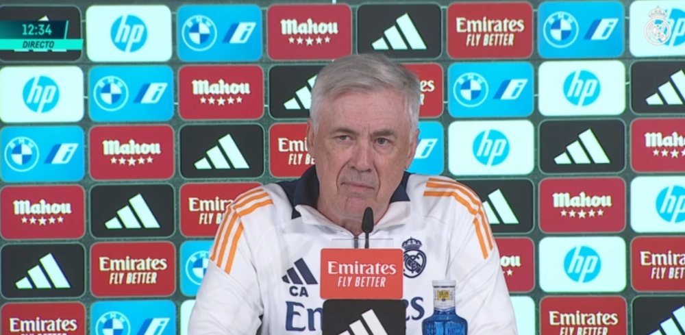 Ancelotti fala sobre rumores que o ligam à Seleção Brasileira. Captura/RMTV