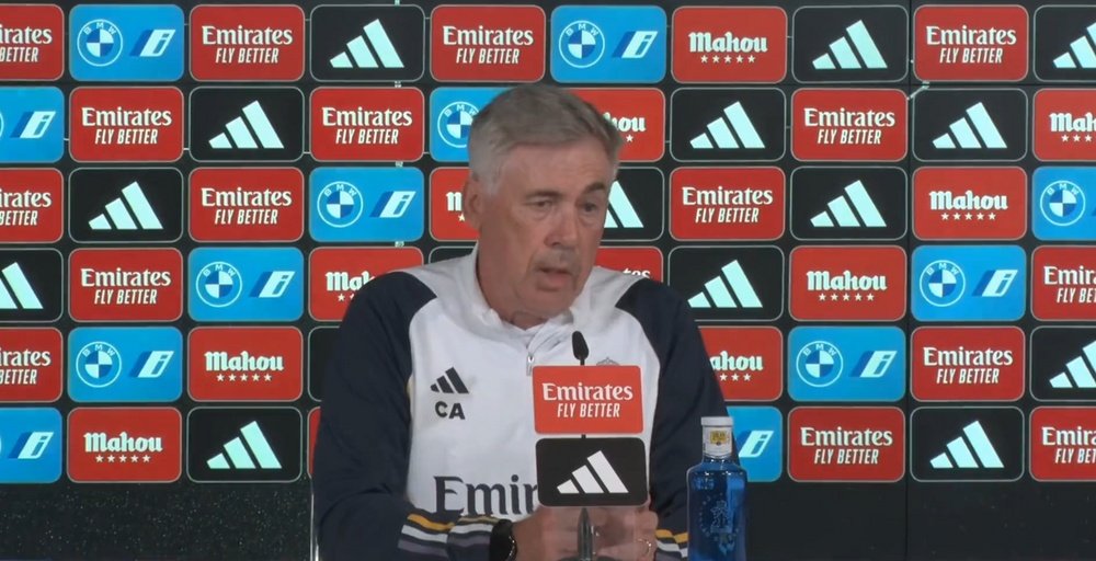 Le parole di Ancelotti. Captura/RMTV