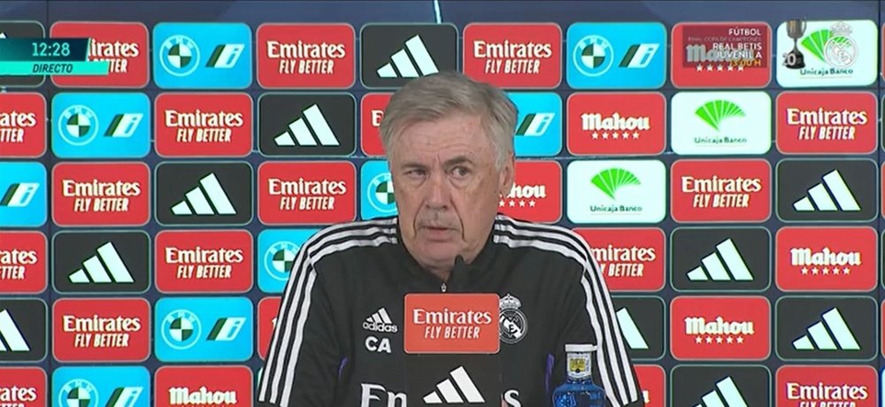 Carlo Ancelotti is staying at Madrid. Screenshot/RealMadridTV