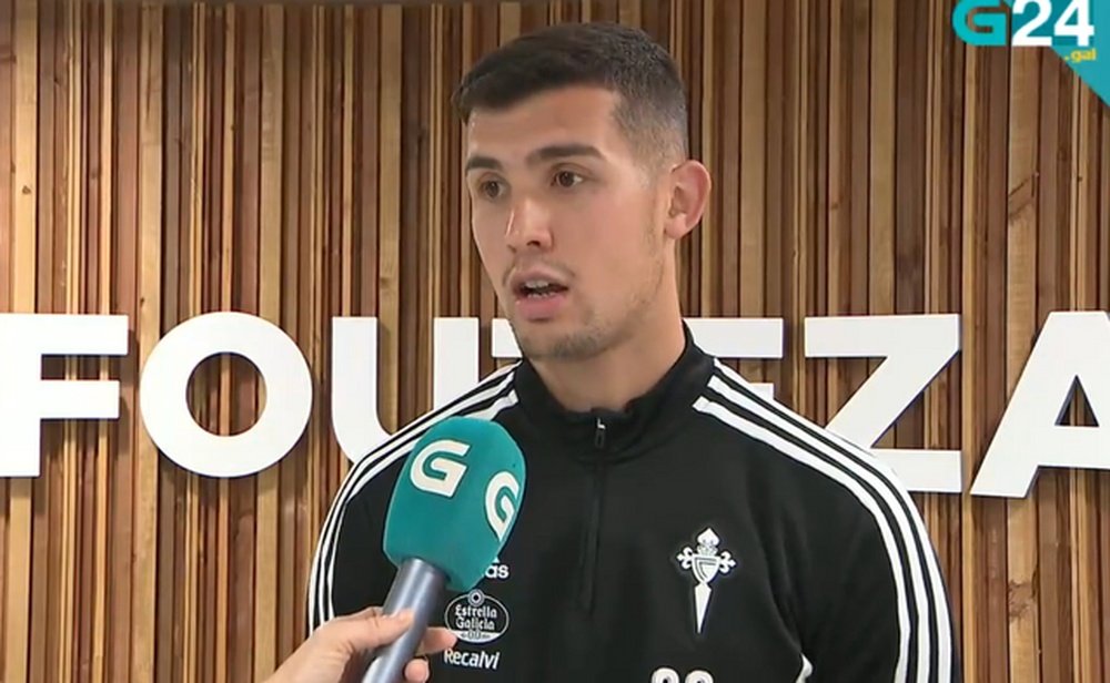 Carlos Domínguez ayudará al Celta B en su visita al Eldense. Captura/G2
