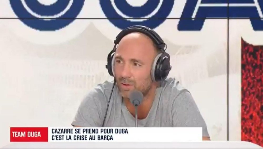 Christophe Dugarry détruit le Barça. Twitter/TeamDuga