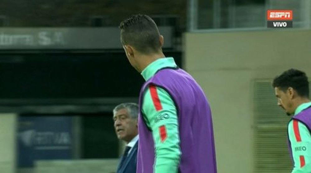 Ronaldo came on against Andorra. ESPN