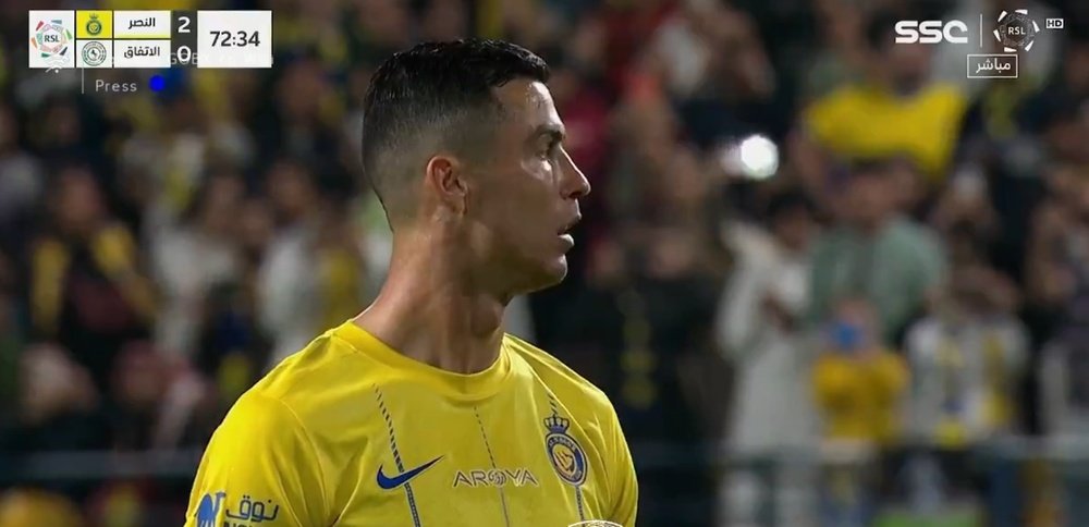 Ronado has scored the most goals in the Saudi Pro League. Screenshot/SSC