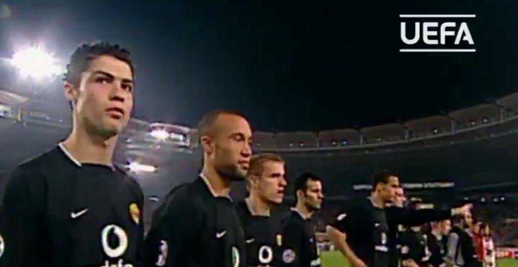 Se cumplen 16 años del debut de Cristiano en la Champions