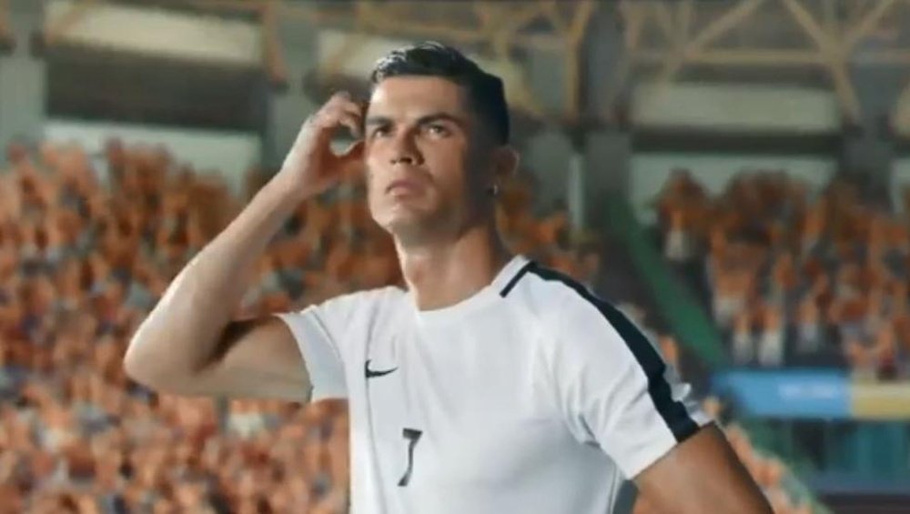 Crisitano Ronaldo fait de la pub en Asie. Captura/Shopee
