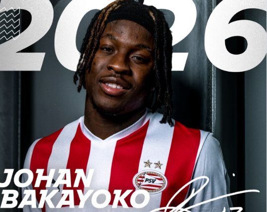 El PSV ata a Johan Bakayoko hasta 2026 y aleja a la tentación del PSG