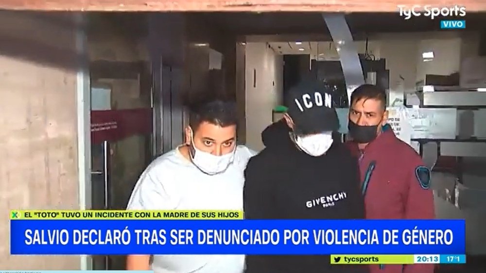 Toto Salvio se presentó a declarar y su abogado desveló su exposición. Captura/TyCSports