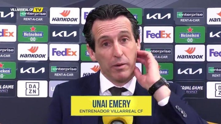 Emery recalcó la implicación de Jaume y explicó por qué tiró Alcácer el penalti
