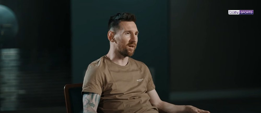 Messi decided to leave Paris Saint-Germain for Inter Miami. Screenshot/beINSports