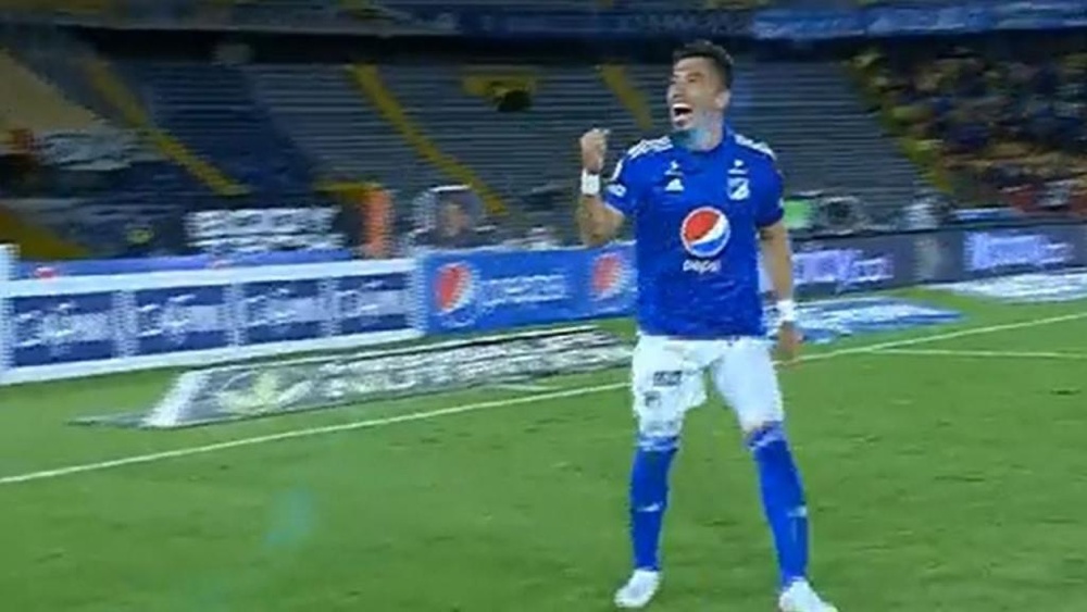 Millonarios doblegó 3-0 a Alianza Petrolera. Captura/WinSports