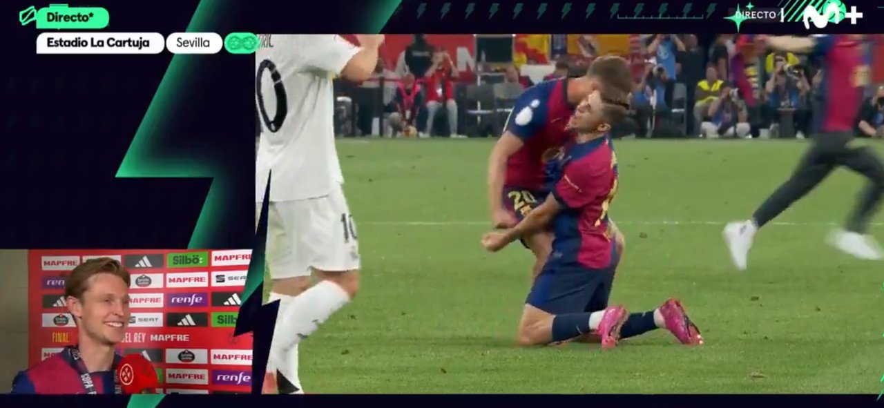 De Jong ha commentato la partita. Movistar+