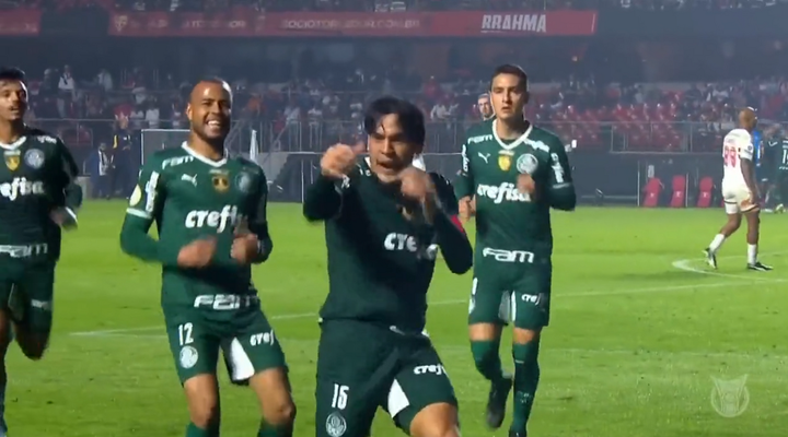 Palmeiras saca un sobresaliente pese a dejarlo todo para el final. Captura/Fanatiz