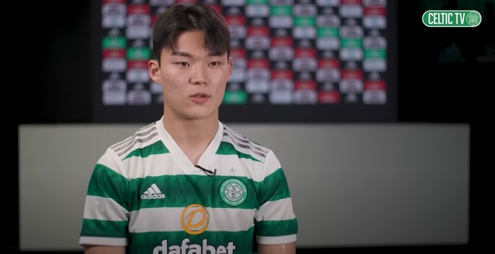 El Celtic incorpora arsenal ofensivo con Hyeng-Gyu Oh. Captura/CelticTV
