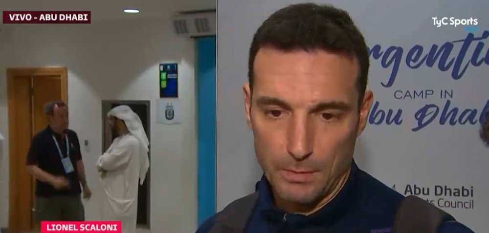 Scaloni valuta un cambio in corsa. TycSports
