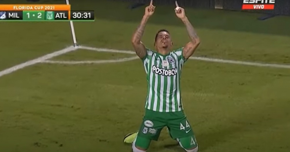 Victoria de Atlético Nacional. Captura/ESPN