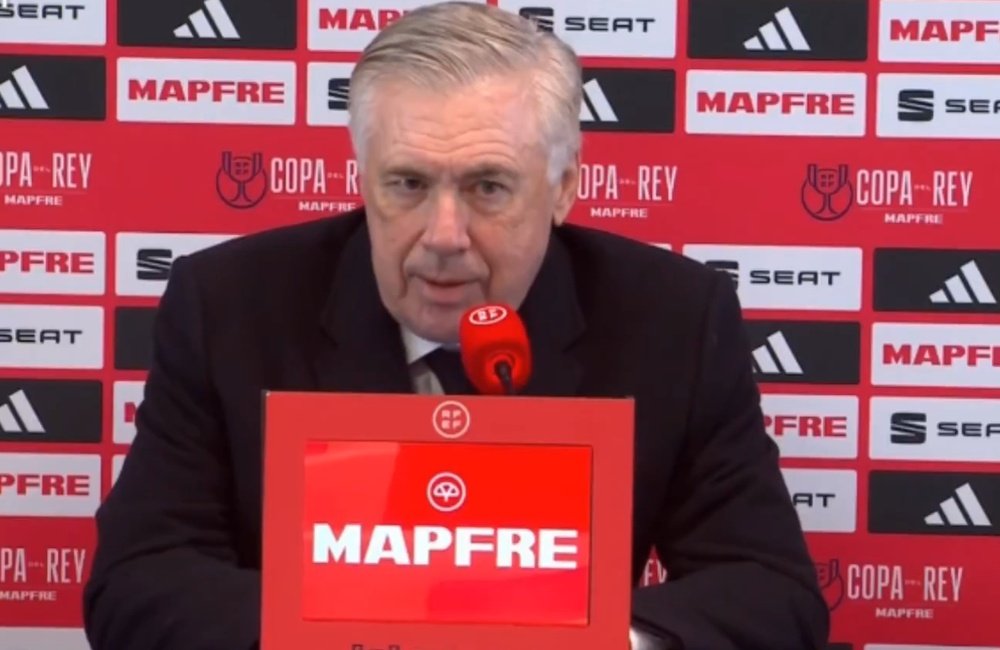Ancelotti destacó el papel de la cantera. Captura/RFEF