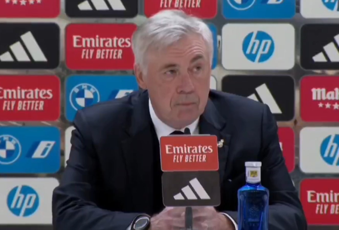 Ancelotti sacó pecho tras la remontada ante Las Palmas. Captura/RealMadridTV