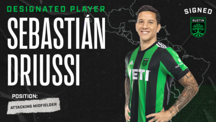 Austin FC anuncia la llegada de Driussi