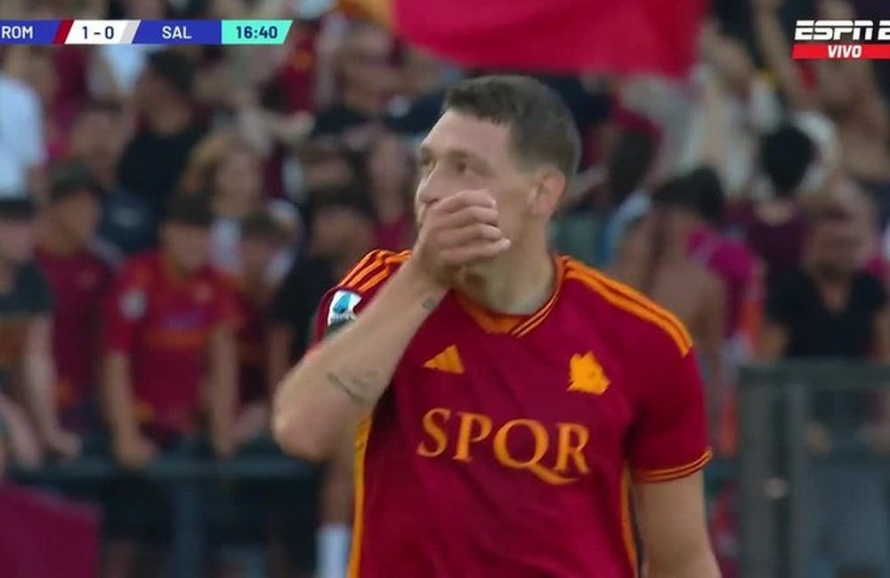 Belotti acabó con un año de sequía. Captura/ESPN