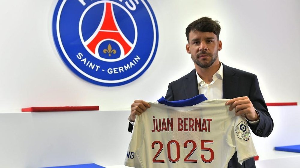 Juan Bernat has renewed at PSG until 2025. Twitter/PSG_inside