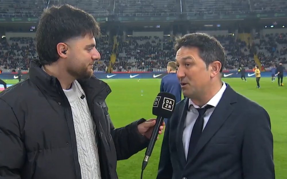Vazquez was very critical of the date on which the match was played. Screenshot/DAZN