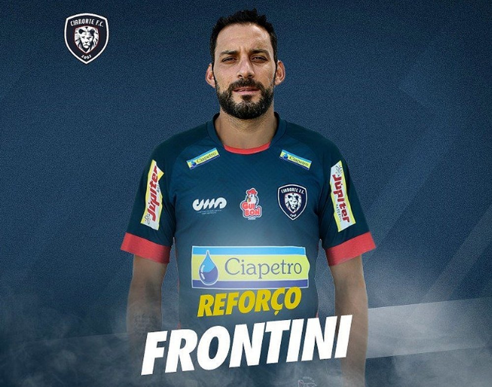 Frontini ha jugado en 32 equipos. Cianorte