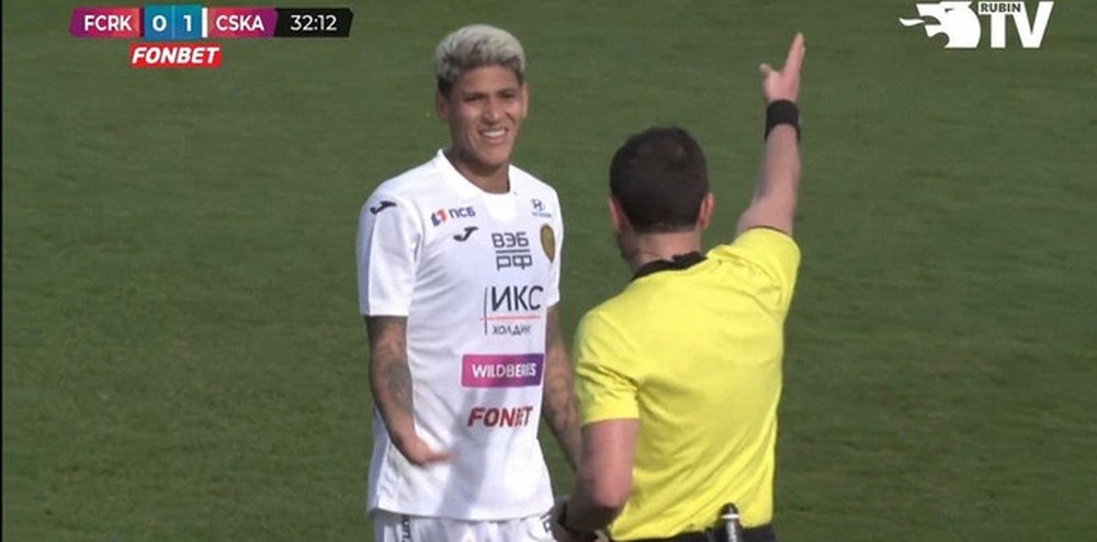 Amargo debut de Carrascal. Captura/RubinKazanTV
