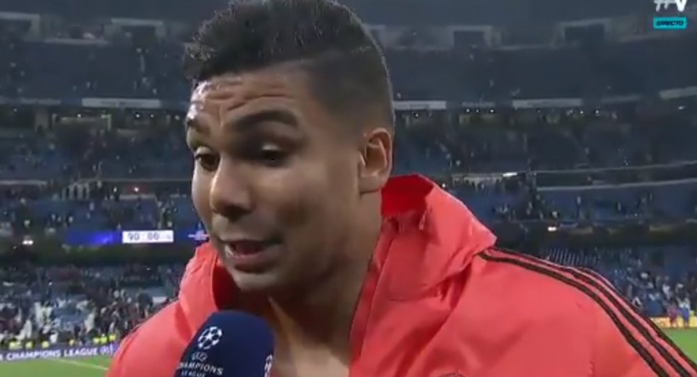 Casemiro admitted that Real Madrid are playing poorly. Screenshot/Vamos
