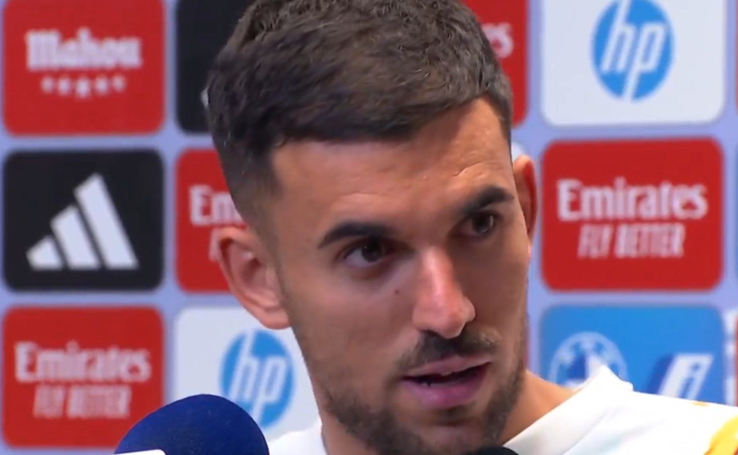 Ceballos contestó a Simeone. Captura/RealMadridTV