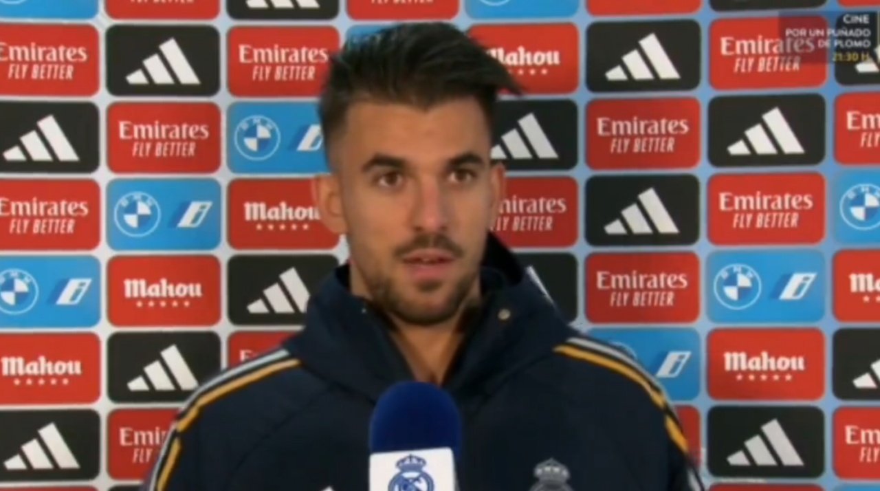 El sufrimiento de Ceballos. Captura/RealMadridTV