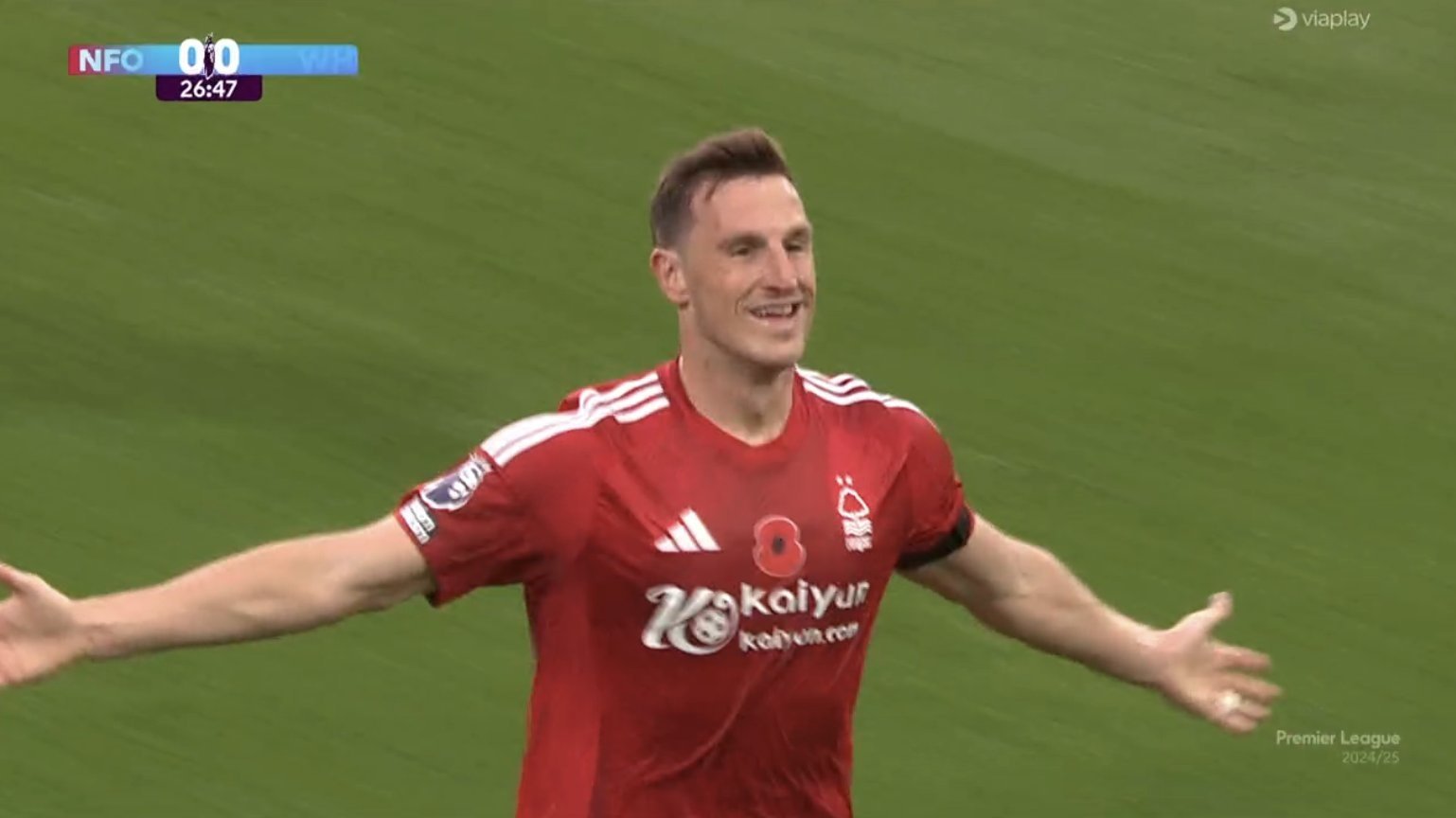 Chris Wood no puede parar de marcar: ya lleva 8 y va a la caza de Haaland