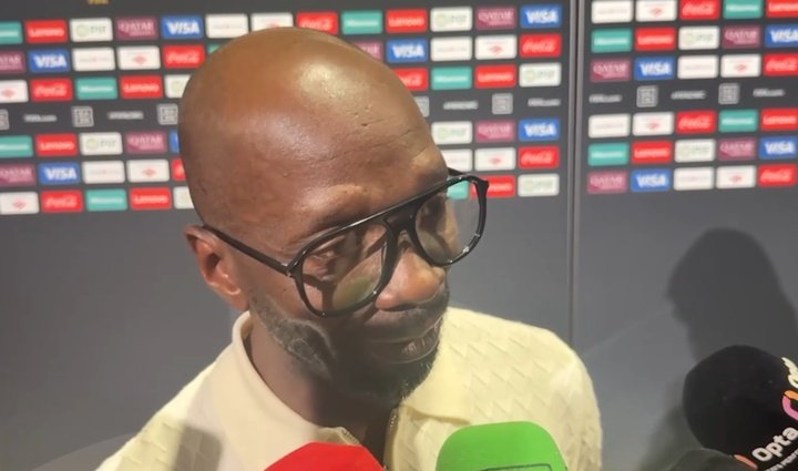 Claude Makelele spoke ahead of the CWC semi-final between PSG and Real. Screenshot/Marca