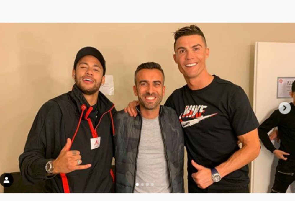 Neymar e Ronaldo insieme a Torino. Instagram/RickyRegufe