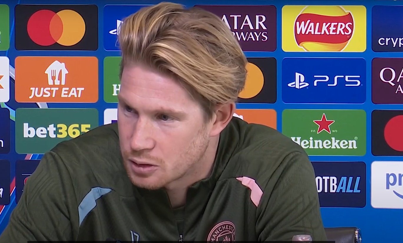 De Bruyne . Captura/UEFA