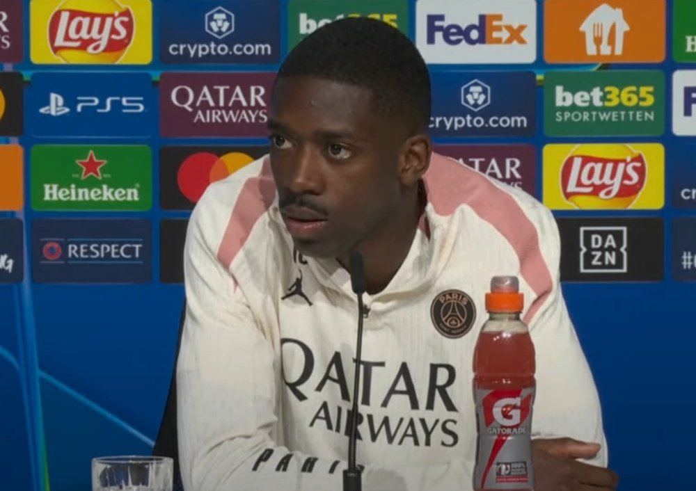 Dembélé habló sobre Mbappé. Captura/UEFA