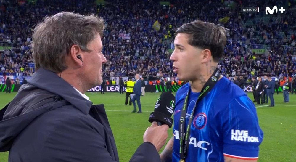 Enzo assured that Chelsea have fulfilled one of the objectives of the season. Screenshot/Movistar