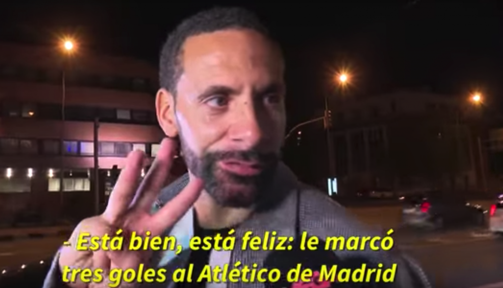 El 'recado' de Ferdinand al Atleti por CR7