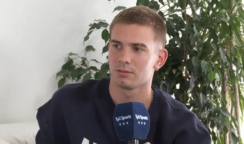 Mastantuono aseguró que el Madrid es el club más grande del mundo. Captura/TyCSports
