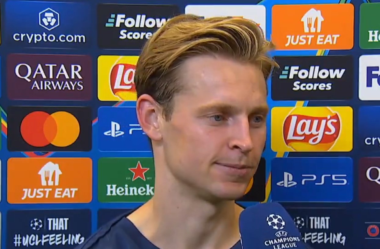 De Jong made his return after a lengthy spell on the sidelines. Screenshot/MovistarLaLigadeCampeones