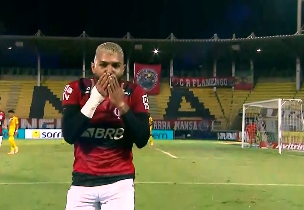 Flamengo aplasta sin piedad a Madureira. Captura/SporTV