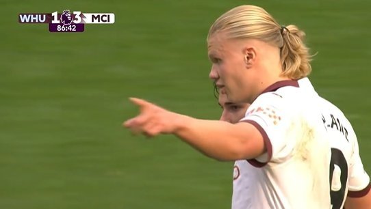 Apenas faltava ele: Haaland, em um dia ruim, selou a virada do City aos 86 minutos