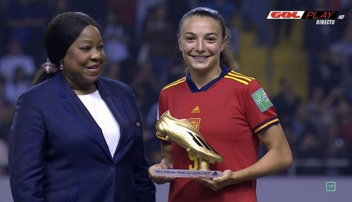 Inma Gabarro, la goleadora del Mundial: se hizo con la Bota de Oro