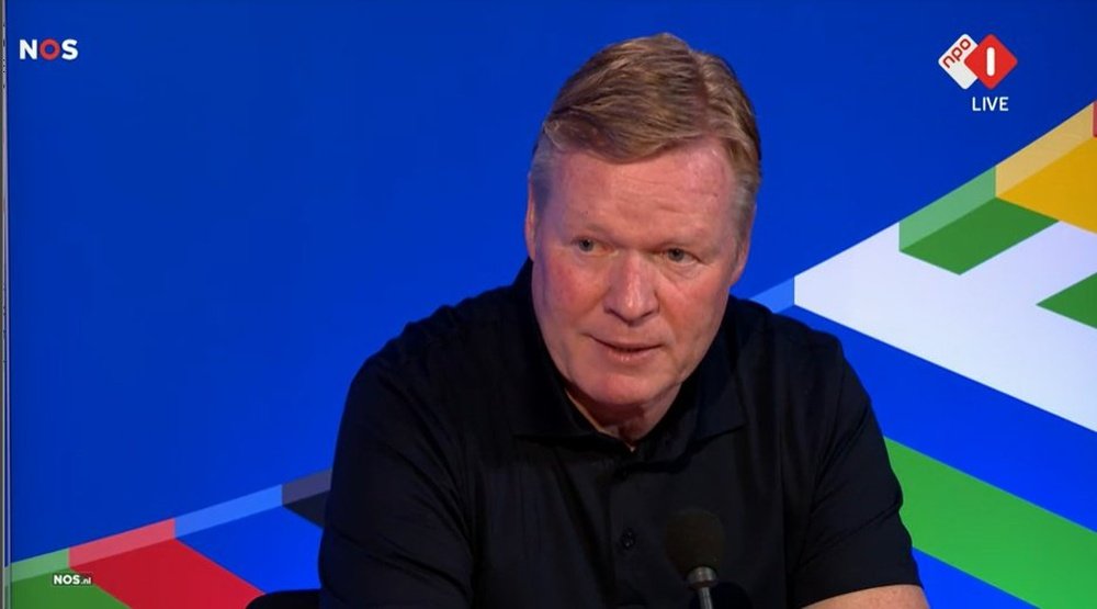 Koeman estalló. Captura/NOS
