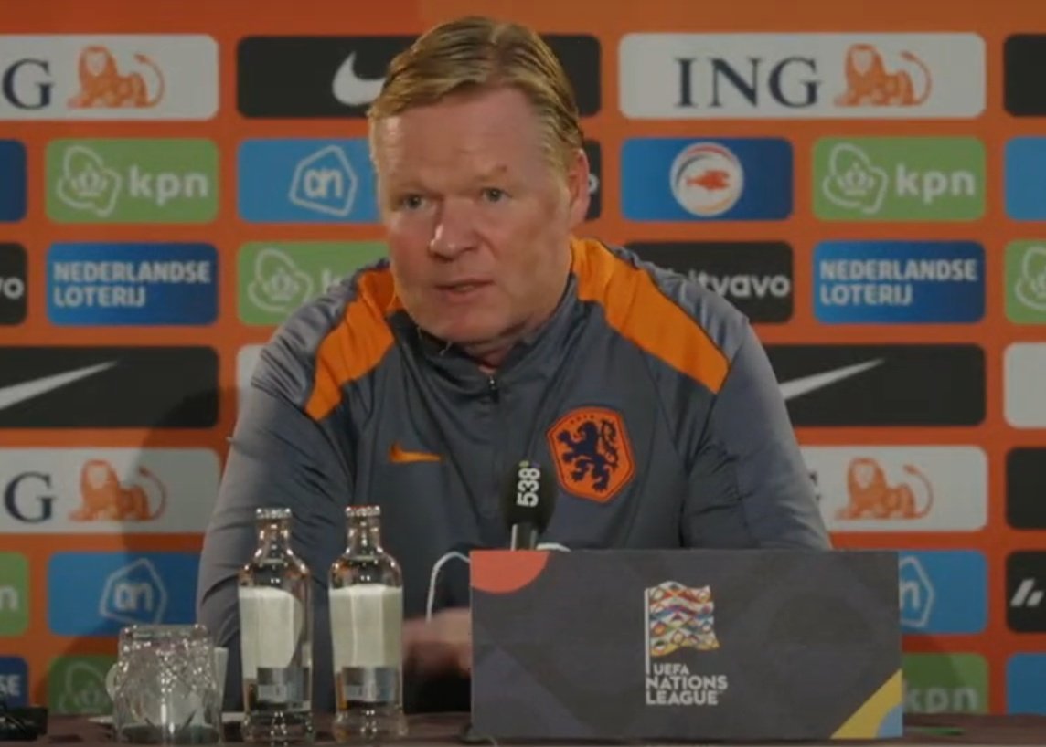 Koeman left the door open for Depay as long as he is fit. Screenshot/Oranje