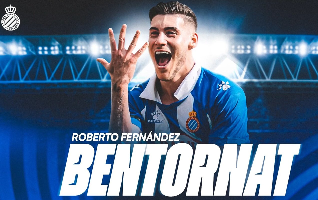 Roberto, nuevo jugador del Espanyol hasta 2031. Captura/RCDEspanyol