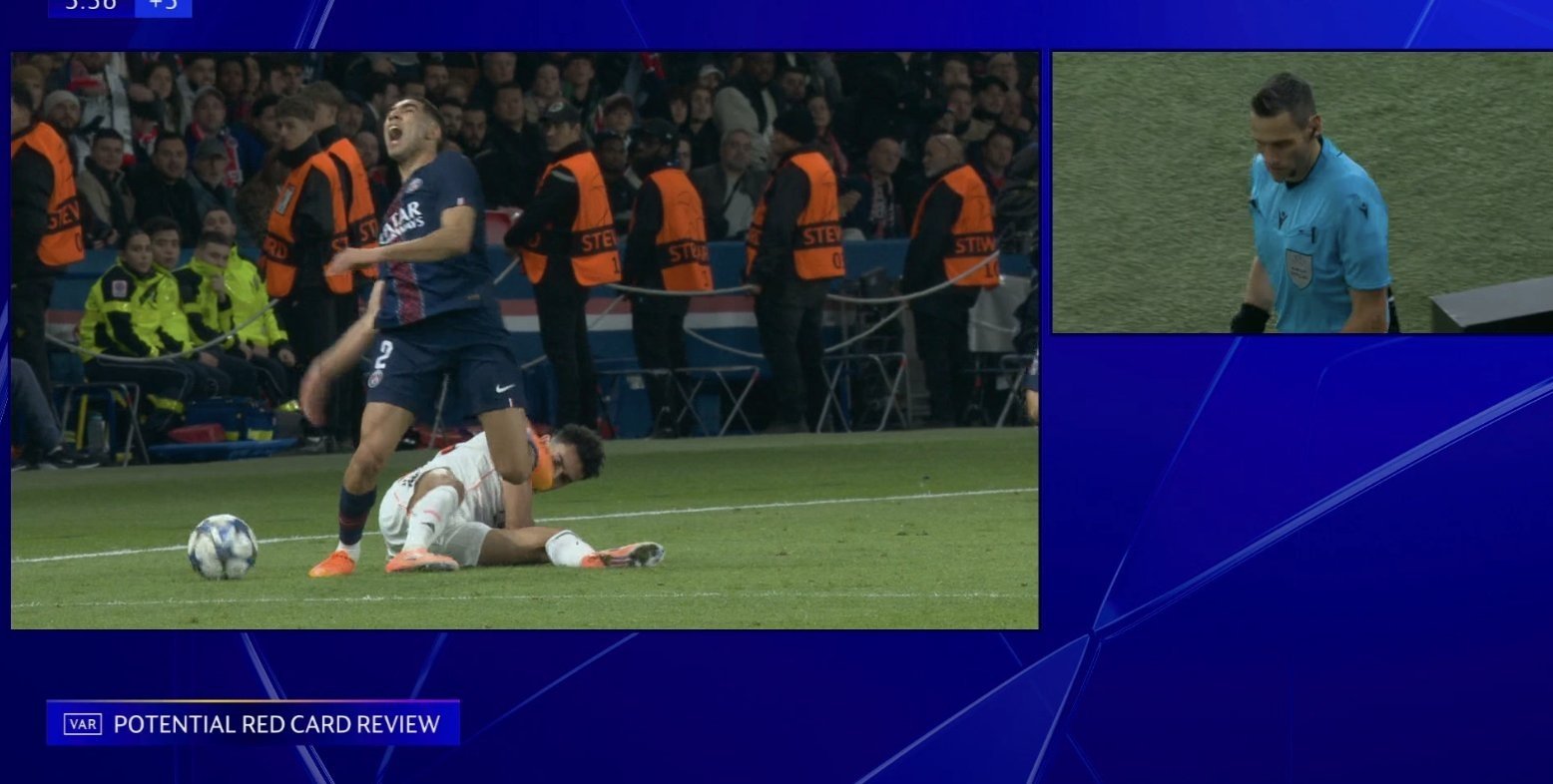 Luis Díaz: dois gols e cartão vermelho por falta em Hakimi